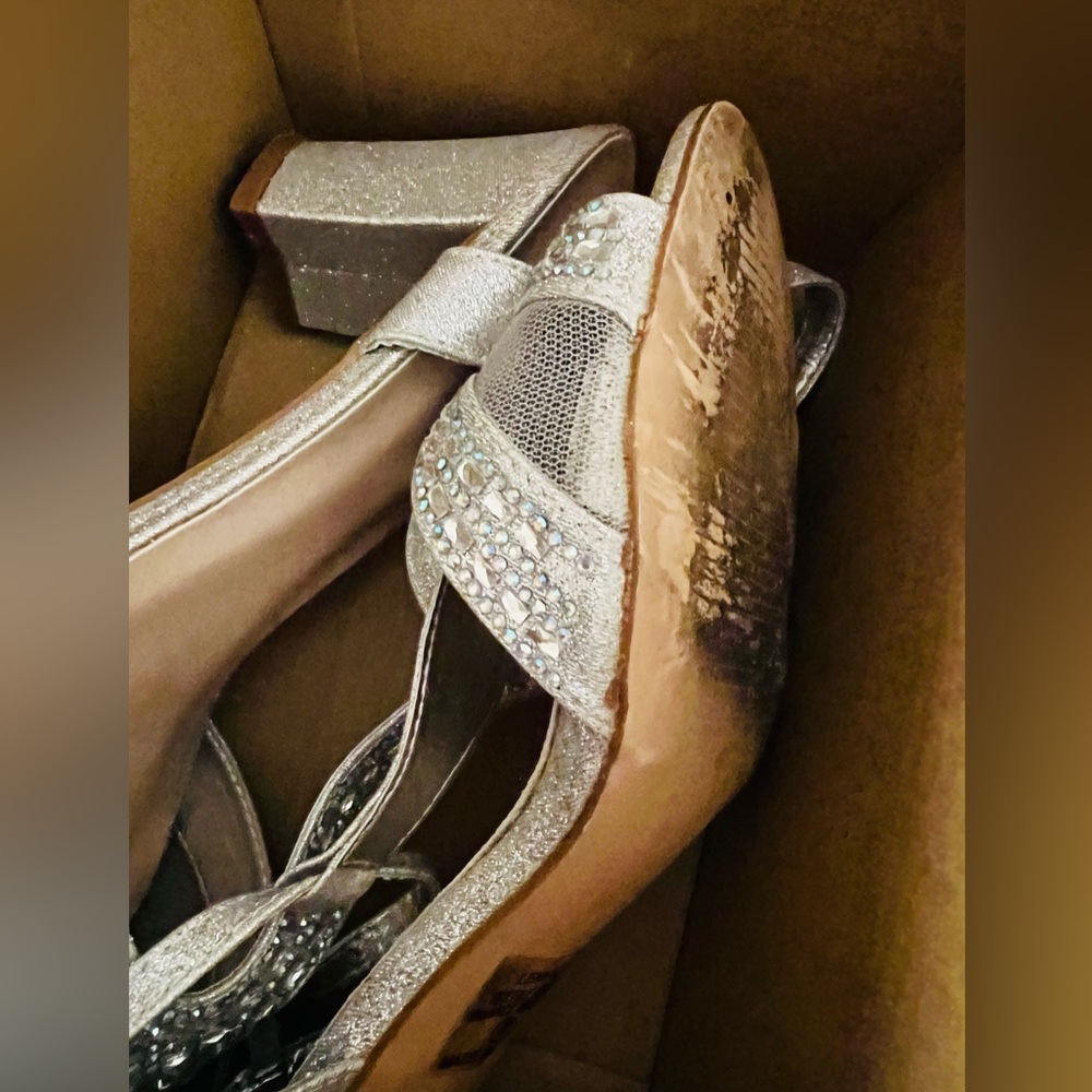 Silver Rhinestone Heels - Picture 12 of 12
